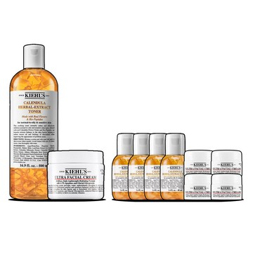 金盞花化妝水500ML+冰河醣保濕霜50ML超級雙星組(價值NT$6,120)