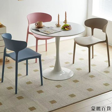 免運 附發票 洽談桌 桌椅組簡約休閑會客洽談桌奶茶甜品4s店陽臺商用餐桌子網紅小圓桌椅組合