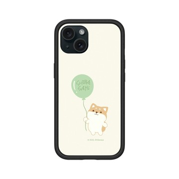 iPhone 15 Mod NX 黑 - 柴語錄 Shiba Says - 氣球版