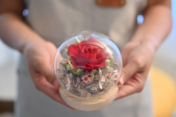 永生玫瑰玻璃球