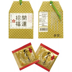 開運招福梅昆布茶（金箔入・ことわざカード入）