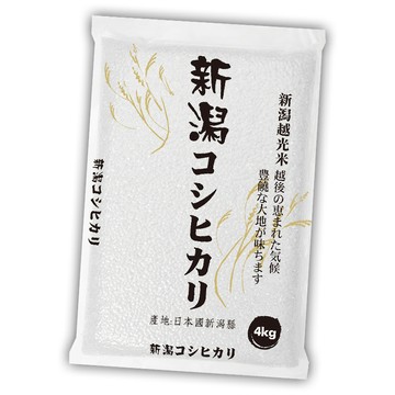 日本新潟越光米 4Kg