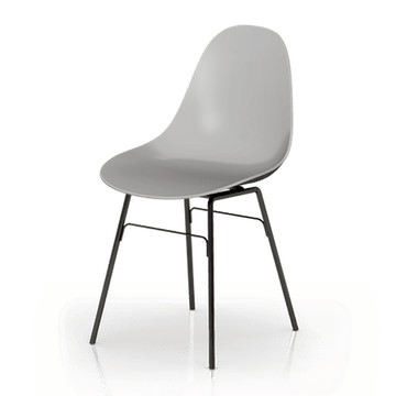 【BNS美學】【義大利TOOU CADREA系列單椅】黑色金屬椅腳 YPM-151102B │設計師椅款│居家餐椅