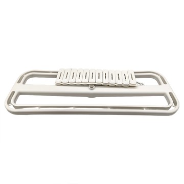 懶角落 多夾晾衣架 12夾子  方形 白色  1個