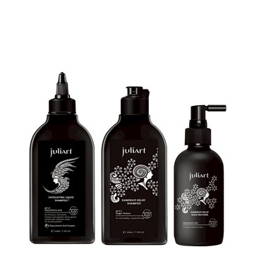 深層抗屑【juliArt 】高階頭皮養護－油性頭皮屑護理組 (E.C.H. 3件組)