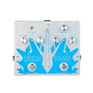 Blackout Effectors Crystal Dagger Ring Mod Phaser Fuzz Pedal