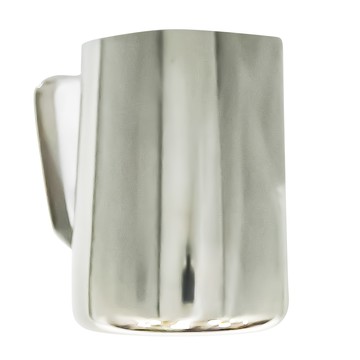 FANCY LIFE 不鏽鋼拉花杯 304不鏽鋼材質 內部刻度壓紋 人體工學手柄  1個