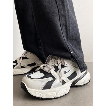 回力鞋子男厚底2025新款網面運動鞋透氣高級感超火增高老爹鞋男款