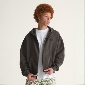 Premium Full Zip Hoodie 深棕色連帽外套