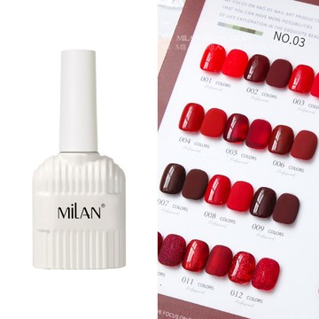 MiLAN迷蘭甲油凝膠 15ml-酒紅 #03