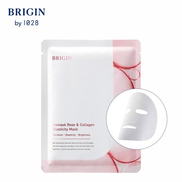 BRIGIN by 1028 大馬士革玫瑰膠原彈力面膜1入