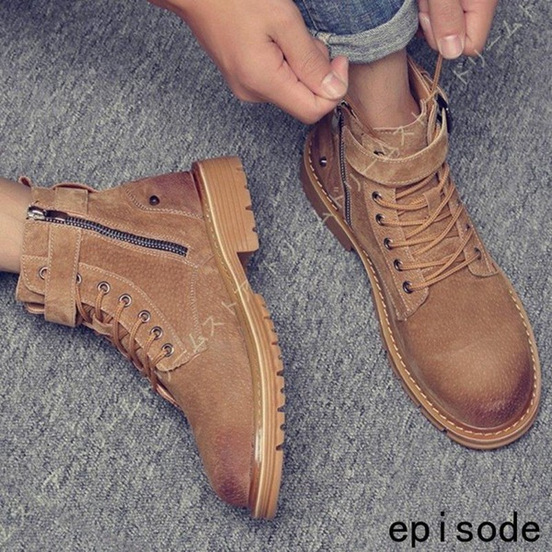 ワークブーツ 登山靴 アウトドア Puレザー ブーツ 防水 防寒 防滑 メンズ 厚底 靴 デッキシューズ ワークシューズ メンズ 厚底 革靴 カジュアルシューズ 通販 Lineポイント最大get Lineショッピング