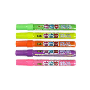 寒暑假必備【史代新文具】CKS CH-2081 玻璃彩繪擦擦筆 5色
