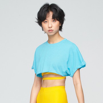 【VOUX】抗菌透氣捲邊罩衫(女)(氣泡藍/檸青/鏡面灰S-L)