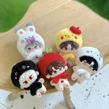 ⭐台灣出貨 10cm娃衣 10cm棉花娃娃頭套 頭套 娃娃頭套 娃娃配件 娃娃頭頭 10cm娃裝 深空頭套 娃娃換裝