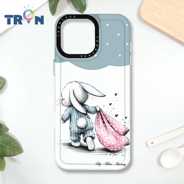 TRON IPHONE 16 PRO MAX 小動物的小被被 兔貓 MAGSAFE 磁吸 防摔 太空殼 透白 手機殼