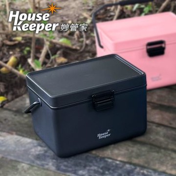 妙管家 12L手提式冰桶 HKI-BN12(粉色/天藍/霧黑)　戶外保冷箱 露營野餐烤肉冰桶 車載 釣魚冰箱 保溫箱