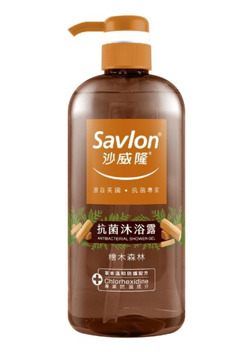 【沙威隆Savlon】1000ml抗菌沐浴露-槍木/茉莉鈴蘭/茶樹/馬鞭草/松木/洋甘菊/綠茶