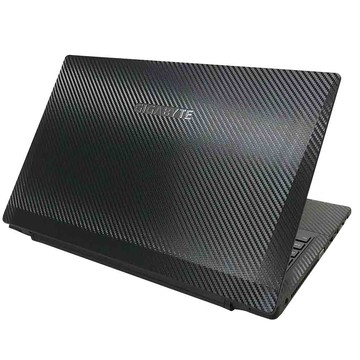 【Ezstick】技嘉 GIGABYTE P15 P15F 黑色卡夢紋機身貼 (含上蓋+鍵盤週圍貼)