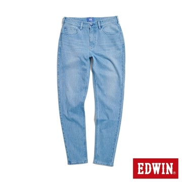 EDWIN 男裝 JERSEYS迦績 棉彈力錐形褲-石洗藍