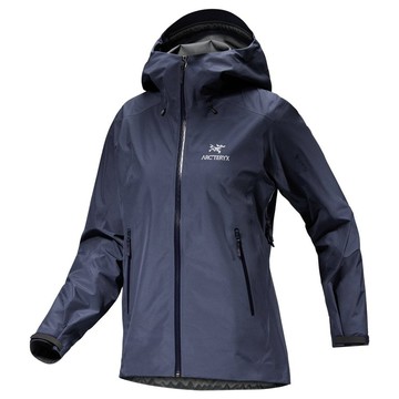 Arcteryx 女 Beta LT Gore-Tex 防水透氣連帽外套(僅350g).風雨衣/輕薄耐磨/X000007239 黑寶石