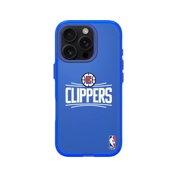 iPhone 16 Pro Clear 激光藍 - NBA - Logo-洛杉磯快艇 L.A. Clippers - Light