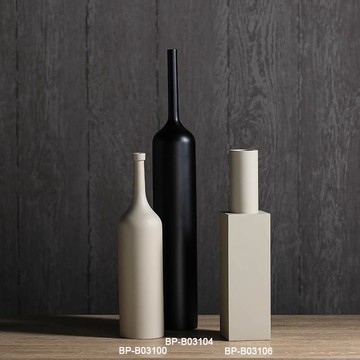 簡約現代幾何花器擺件家居裝飾品北歐極簡電視柜餐桌茶幾插花擺設