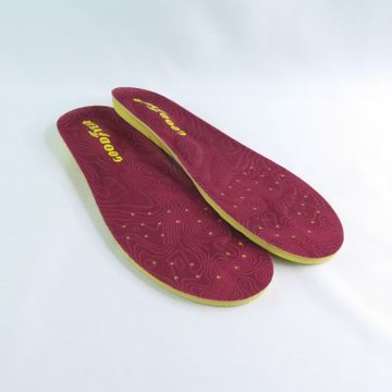 GOODYEAR 固特異 乳膠鞋墊 瞬感機能 透氣 緩衝 GACI230- 酒紅/藍