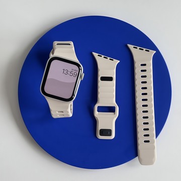 新款潮流不規則錶帶 硅膠錶帶 適用 Apple Watch S11 10 9 8 7 44/45/49/42/46MM