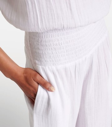 Melissa Odabash Naomi strapless cotton jumpsuit