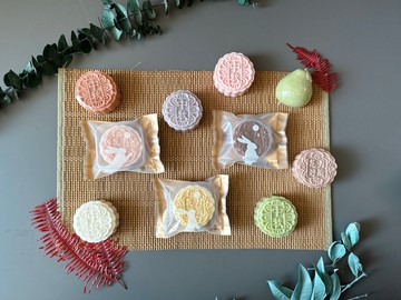 【8/31前訂購9折】植萃系中秋月餅皂-小月餅單入包裝