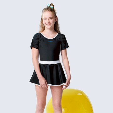 台灣製 少女連身裙泳裝