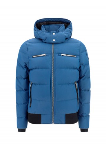 Moose Knuckles - Cloud Bomber Jacket - Mens - Blue