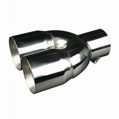 GET-PRO ゲットプロ GTPAX8397 マフラーカッター二本出し シルバー 汎用品