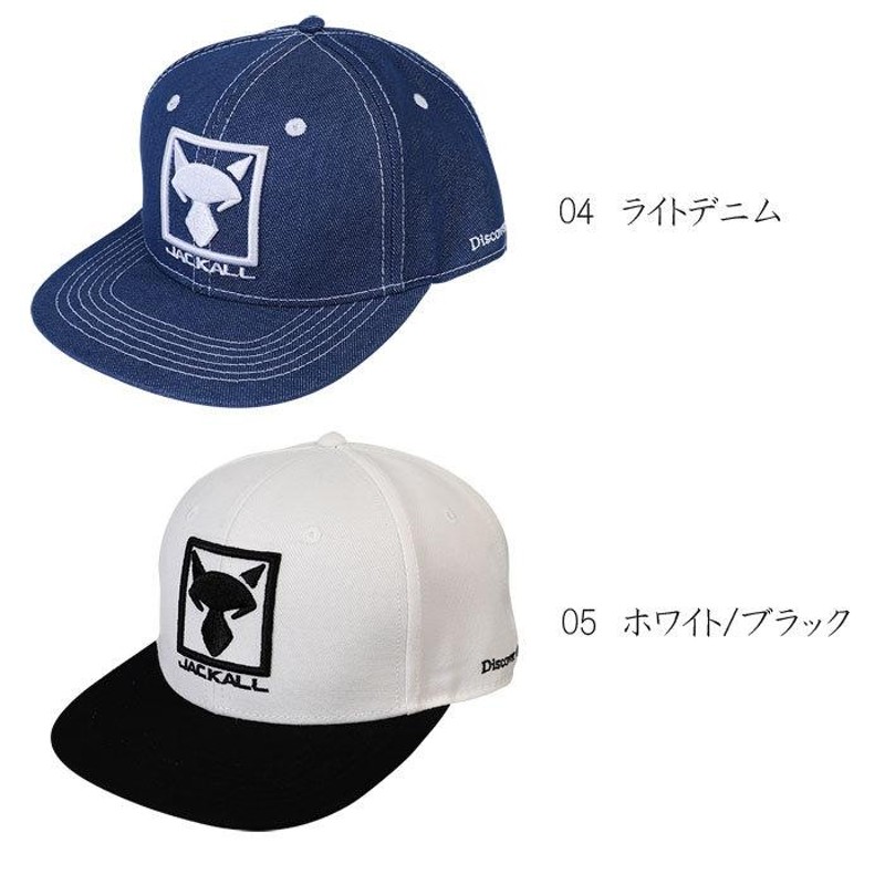 ジャッカル スクエアロゴフラットキャップ JACKALL SQUARE LOGO