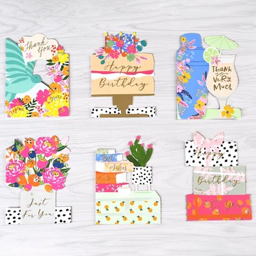 伊和諾可愛造型祝福賀卡萬用卡感謝卡生日卡片WISH-1925