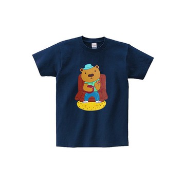 kami純棉中性T恤 | 汽車熊彈吉他