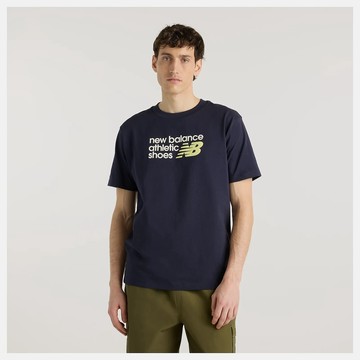 New Balance Athletics Premium Relaxed Chest Logo 男 短袖上衣 MT51900DNT-F