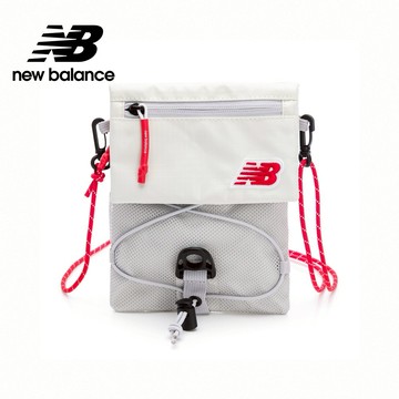 【New Balance官方旗艦店】斜背帶隨身包_LAB51534SST_中性_米白色_F