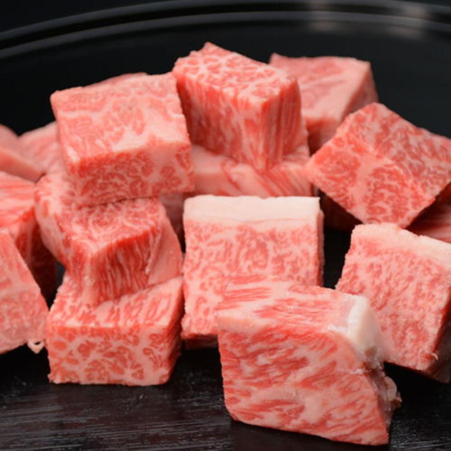 まるよし 松阪牛サイコロステーキ サーロイン 500g 送料無料