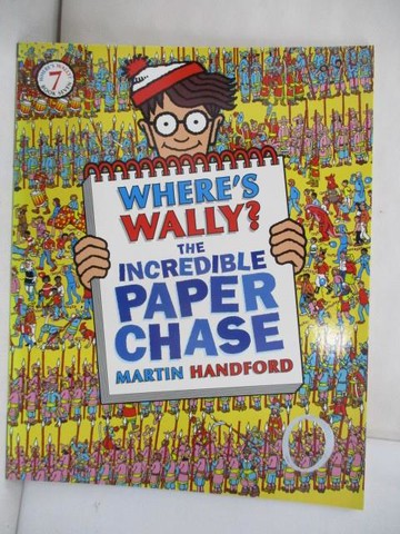 【書寶二手書T7／少年童書_TUU】Where’s Wally?: The Incredible Paper Chase_Martin Handford