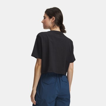 【UNDER ARMOUR】UA 女 SCRIPTHEART 短版短袖T-shirt  6011506-001