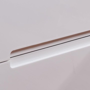 床頭櫃 若妃 床頭櫃白色烤漆 簡約現代收納臥室床邊櫃小尺寸櫃子