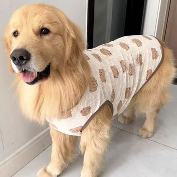 💕在臺出貨🔥薄款大型犬衣服防掉毛金毛阿拉斯加透氣防曬大狗涼涼衣 大型犬衣服 狗衣服 中 大型犬 狗狗衣服大型犬 狗狗衣服