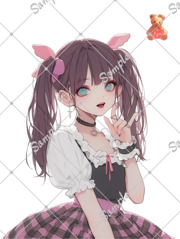 原創人物貼紙 裝飾貼紙 內含5張