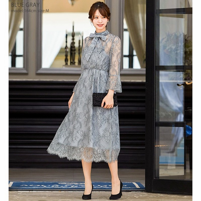 Fashion Letter 結婚式 ワンピース パーティードレス 大きいサイズ 小さいサイズ ロング 袖あり 春 夏 秋 冬 パーティドレス 二次会 2次会 レース 成人式 同窓会 体型カバー 服装 入学式 卒業式 マタニティー 他と被らない 代 30代 40代 50代 母 ママドレス 大きい サイズ