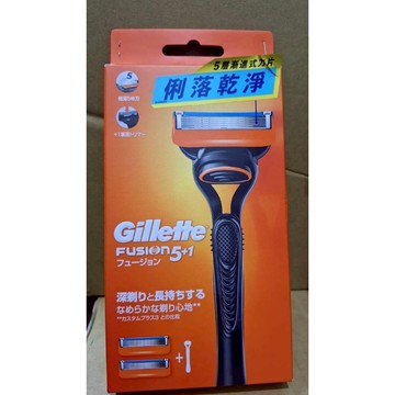 吉列Fusion鋒隱系列剃鬚/刮鬍刀 1刀架2刀頭