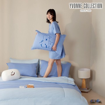YVONNE 以旺傢飾 QUOKKA & BOBO 隨行四季被-海島藍（DINOTAENG）
