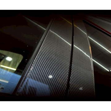 TOYOTA_COROLLA_SPORT_AURIS_B柱飾板carbon保護貼_小馬汽車工坊