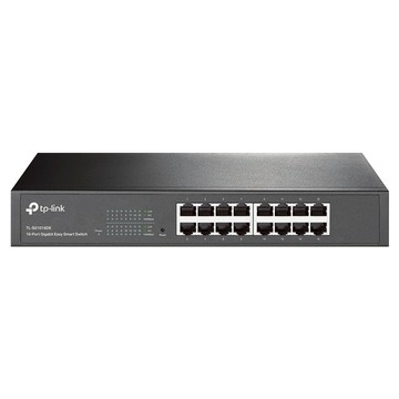 tp-link 16埠 Gigabit 商用簡易智慧型交換器  1個  TL-SG1016DE v7